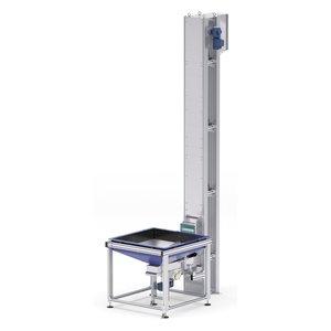 Becherlift zum vertikalen Transport von Patronenhülsen