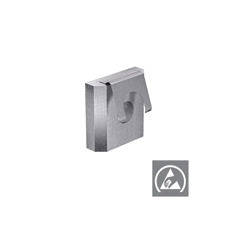 Lasche 1 ESD (Nutenstein), mit Federblech, M8
