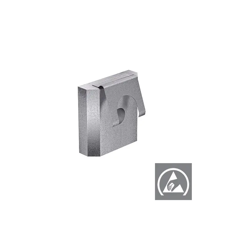 Lasche 1 ESD (Nutenstein), mit Federblech, M6