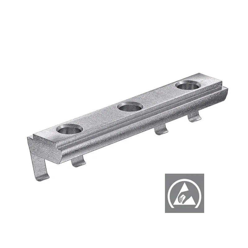 Einschwenklasche 3/25, ESD, mit Federblech, M8