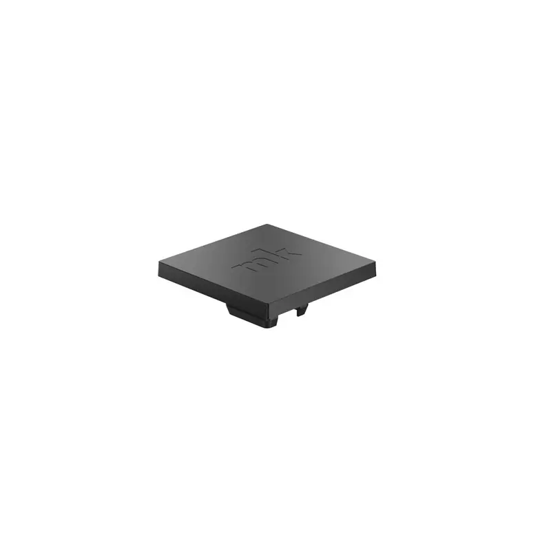 Endkappe 50x50 aus schwarzem Kunststoff für mk Profile 50x50
