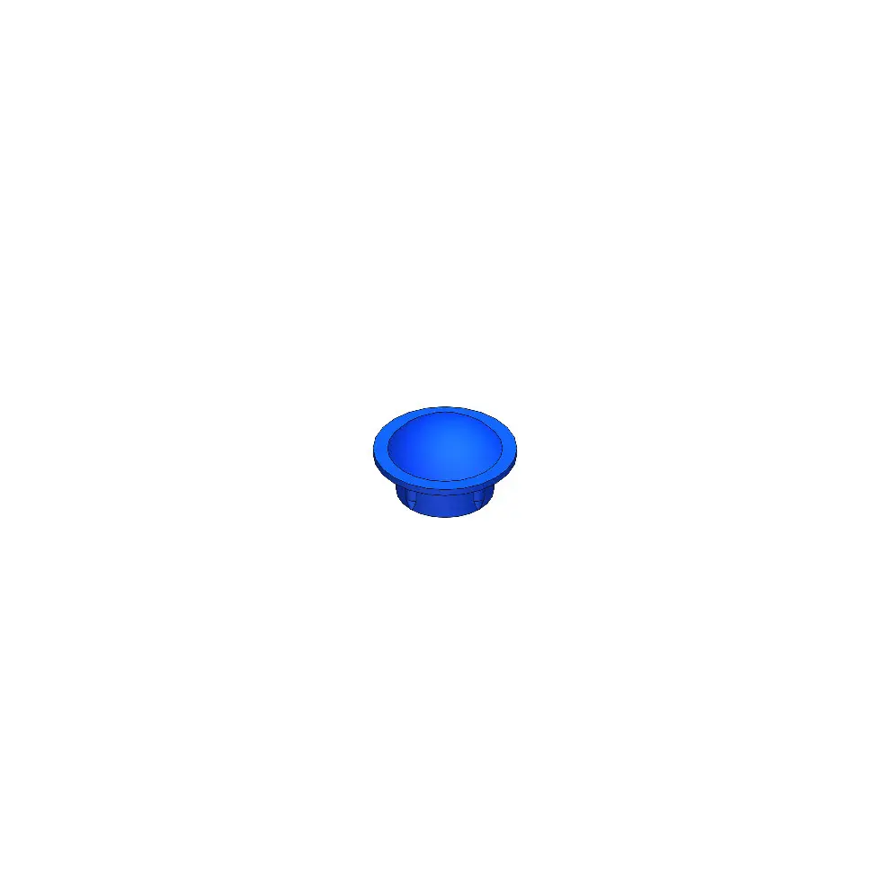 Haltestopfen M8 blau
