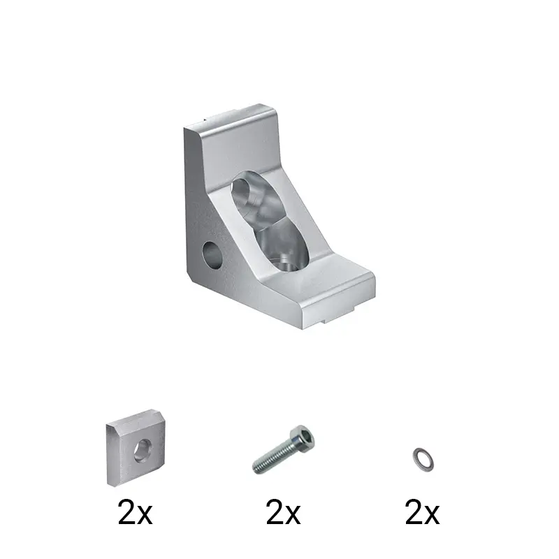 Winkelverbindung E25s, inkl. Befestigungsmaterial