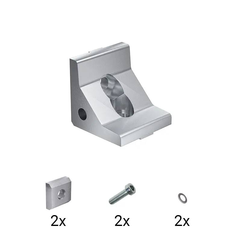 Winkelverbindung E40s, inkl. Befestigungsmaterial