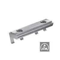 Einschwenklasche 2/40, ESD, mit Federblech, M8