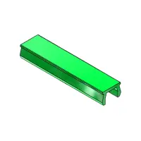 Verschlussprofil mk 3016, grün