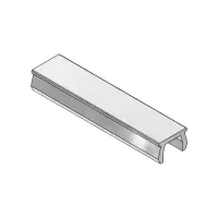 Verschlussprofil mk 3019, silbergrau