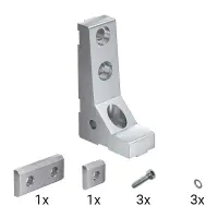 Winkelverbindung D25s, inkl. Befestigungsmaterial