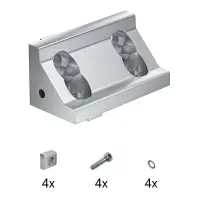 Winkelverbindung H100s, inkl. Befestigungsmaterial