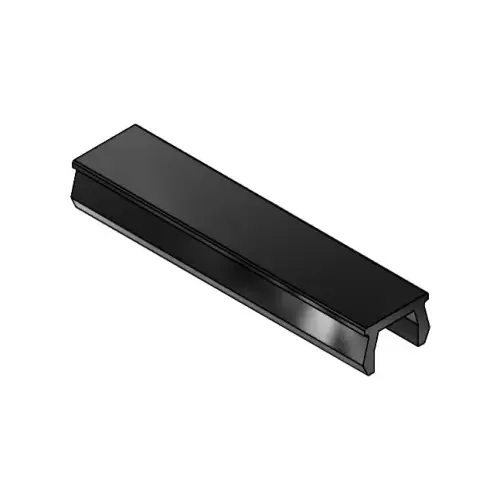 Verschlussprofil mk 3012, schwarz