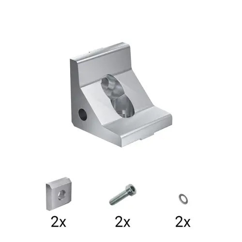 Winkelverbindung E40s, inkl. Befestigungsmaterial
