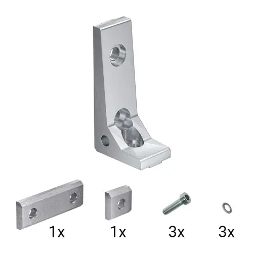 Winkelverbindung F25s, inkl. Befestigungsmaterial