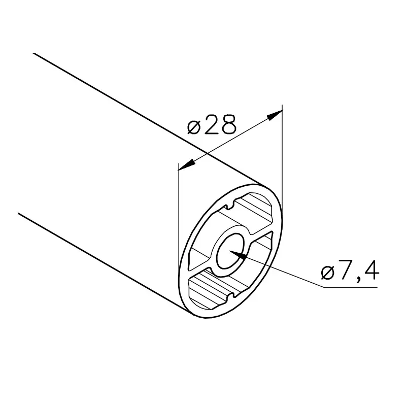 Rundrohprofil mk 2280 Abmessungen
