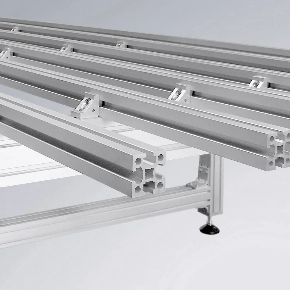 Tischgestell montiert aus Profil mk 6050.01
