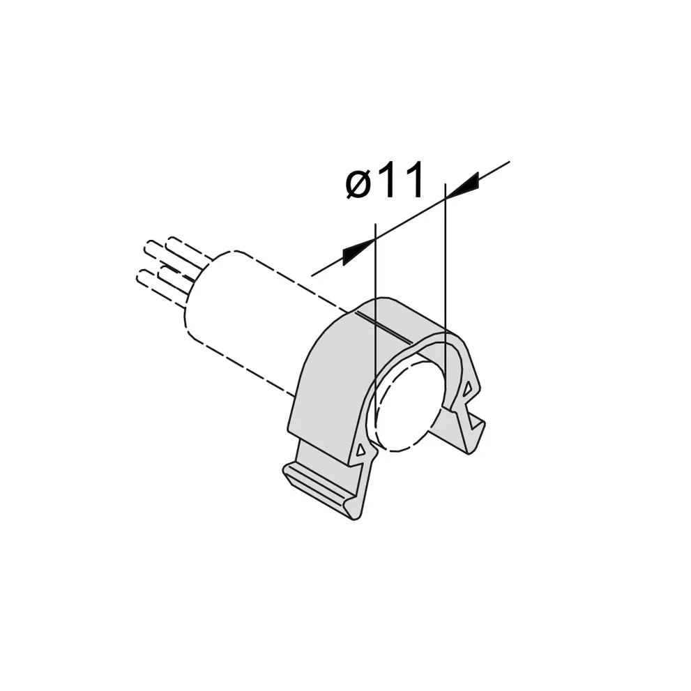 Clip C1 10.3, 20x20 Abmessungen