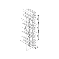 Konstruktionsprofil mk 2025.44 (Adapter) Abmessungen