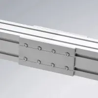 Profile Serie 50 verbunden mit Verbindungsprofil Schwerlast 3861