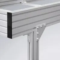 Tischgestell montiert aus Profil mk 2060.04 und mk 2060.02