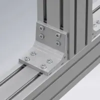 Profile Serie 50 montiert mit Winkel C90