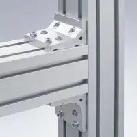 Profile Serie 50 montiert mit Winkel D90