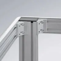 Profil Serie 40 montiert mit Winkel E80