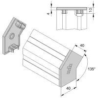 Endkappe mk 2040.19 Abmessungen