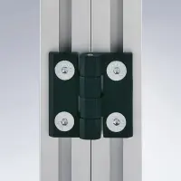 Scharnier Serie 25 montiert an Rahmen