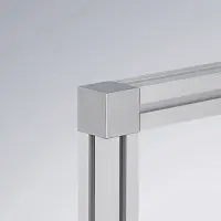2 Profile montiert mit Eckknoten 30