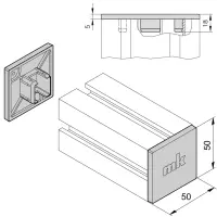 Endkappe mk 2500 Abmessungen