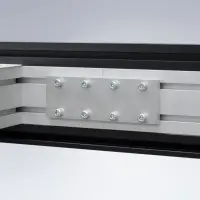 Profile Serie 50 montiert mit Verbindungsplatten Schwerlast