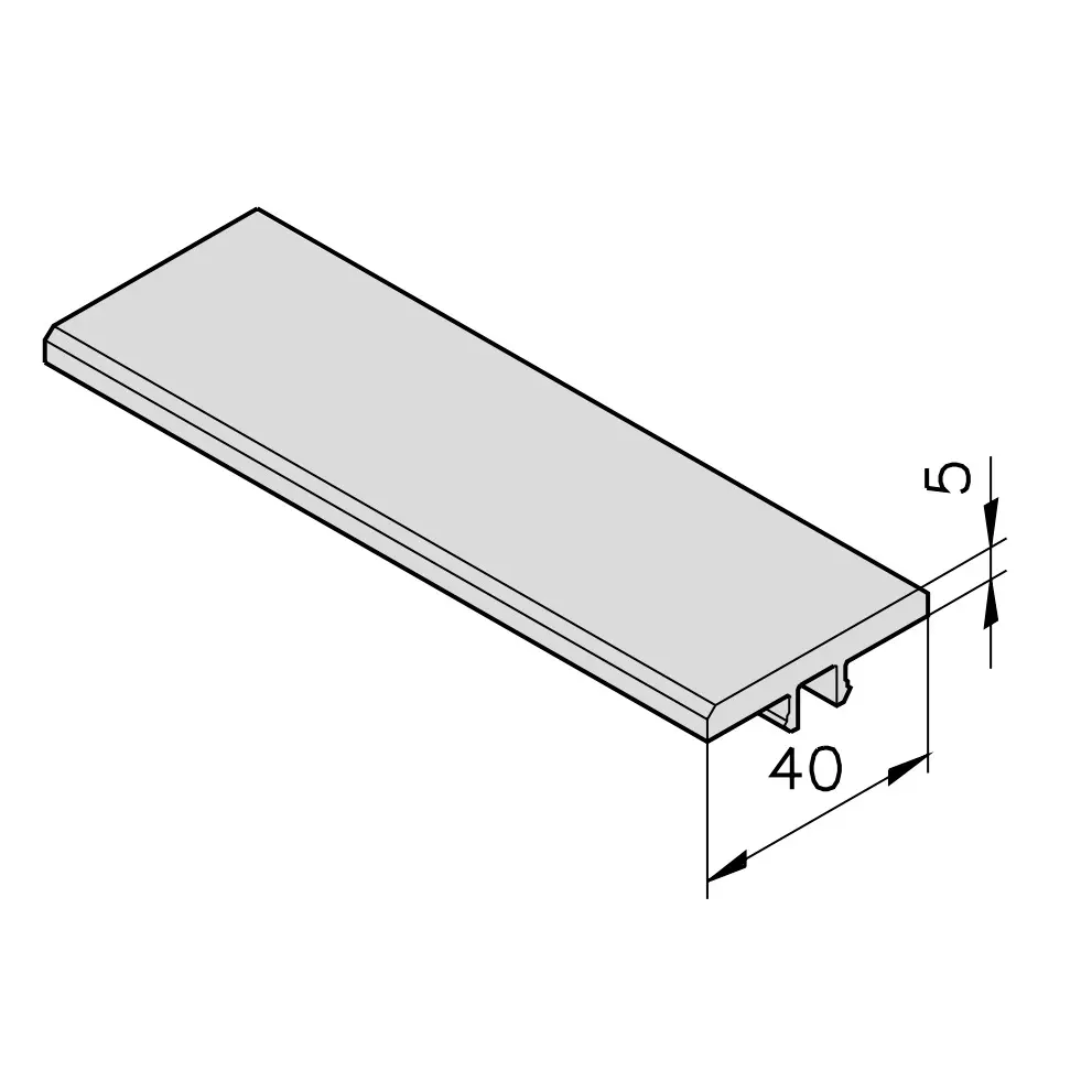 Gleitleiste mk 1040.01 Abmessungen
