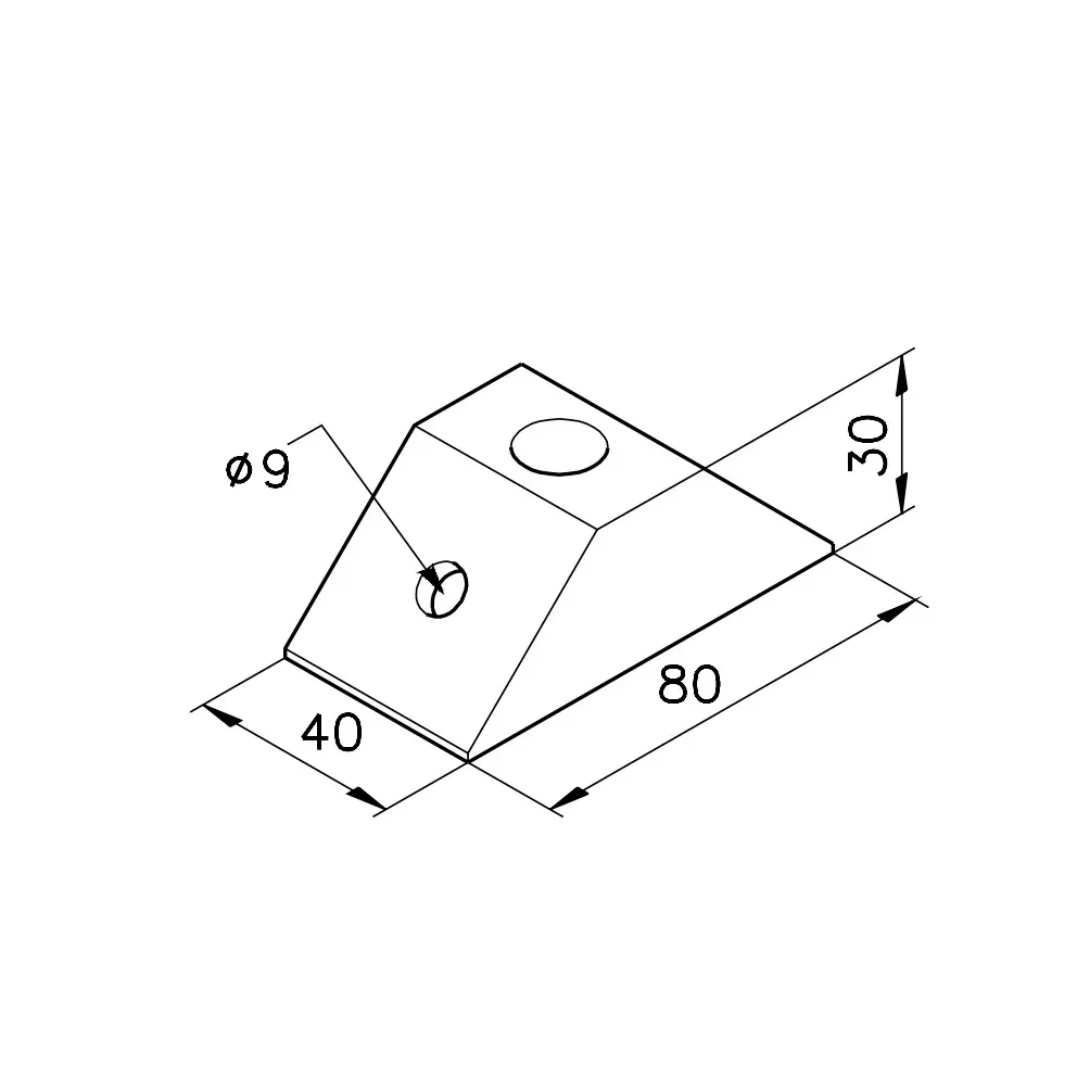 Fachwerkknoten 4 Abmessungen