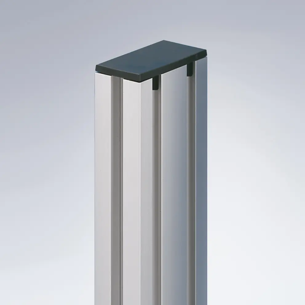 Endkappe mk 2508 auf Profil 40x80 mm