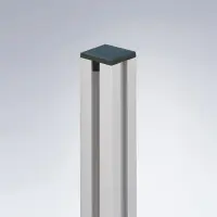 Endkappe 25x25 auf Profil 25x25 mm