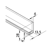 Kantenprofil mk 2203 Abmessungen