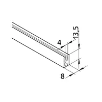 Kantenprofil mk 2206 Abmessungen