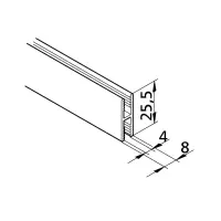 Kantenprofil mk 2214 Abmessungen