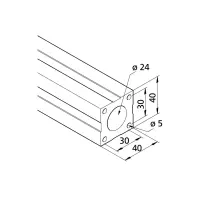 Profil mk 2040.36 Abmessungen