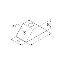 Fachwerkknoten 4 Abmessungen