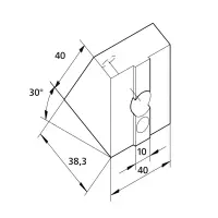 Knoten 30° Abmessungen