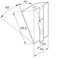 Knoten 60° Abmessungen