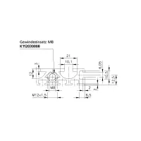 Adapterprofil Serie 25/40 Befestigungsbeispiel