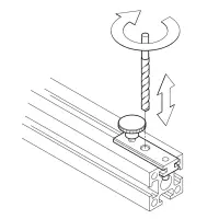 Bohrschablone Spannverbinder ø 6 mm Anwendungsbeispiel