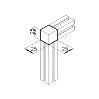 Eckknoten 30 Abmessungen