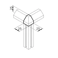 Eckknoten 36 Abmessungen