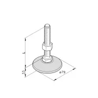 Artikelbild 3 des Artikels “Stellfuß ø79 M12 “