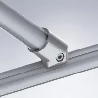 Rundrohrprofile montiert mit Verbinder D28 45°