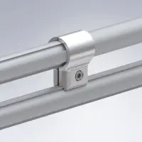 Rundrohrprofile montiert mit Parallelverbinder 2 D28