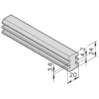 Gleitleiste mk 1021 Abmessungen