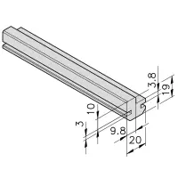 Gleitleiste mk 1027 Abmessungen